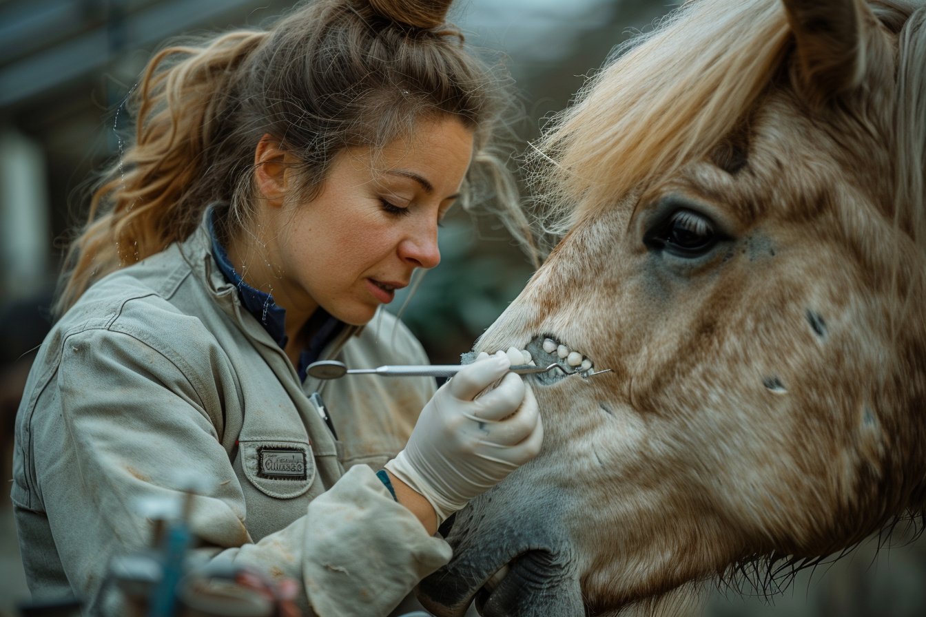 Chaque année, Mélanie Guichard donne naissance à plusieurs poulains Selle Français et poneys de sport à l'élevage de Noards. En plus, elle exerce le métier peu commun de Technicien Dentaire Équin dans les départements de l'Eure et de la Seine-Maritime.
